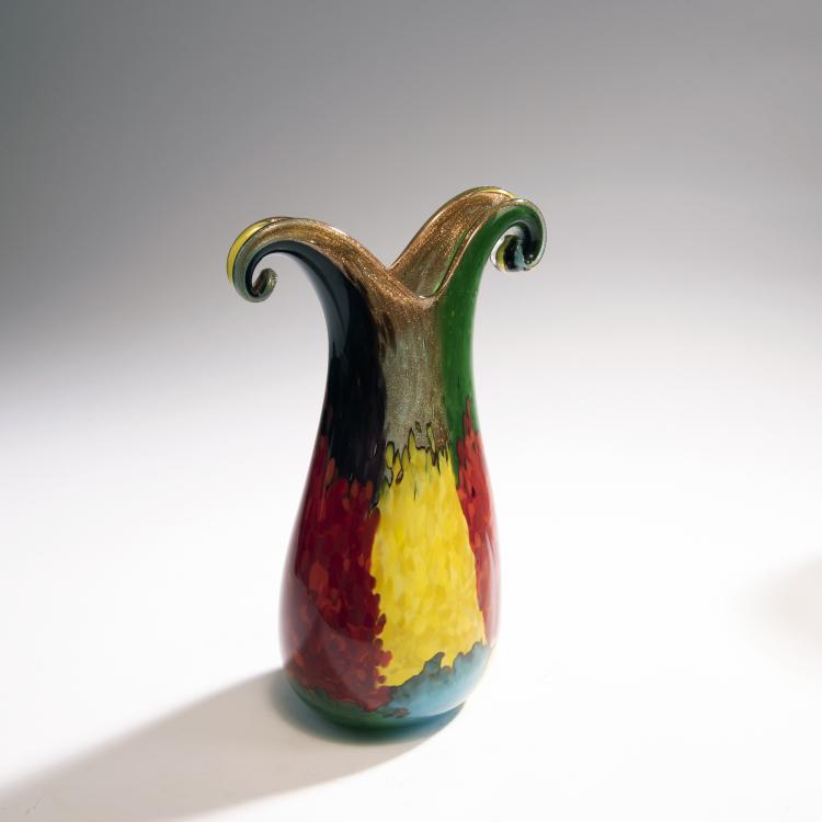 Bild 1 zu Objekt, 'Oriente' vase, c. 1960, A.Ve.M., Murano, 146D 855