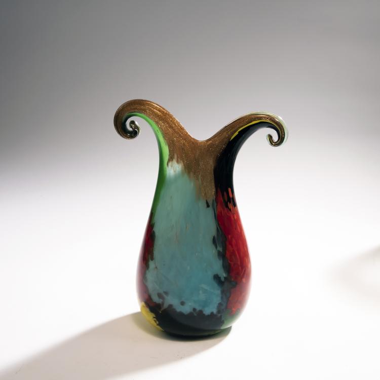 Bild 2 zu Objekt, 'Oriente' vase, c. 1960, A.Ve.M., Murano, 146D 855