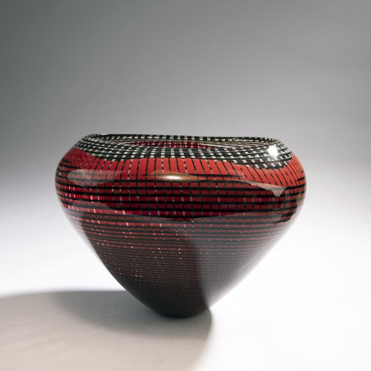 Hauptbild zu Objekt, 'Tessuto' vase, 1989, Effetre International, Murano, 146D 893