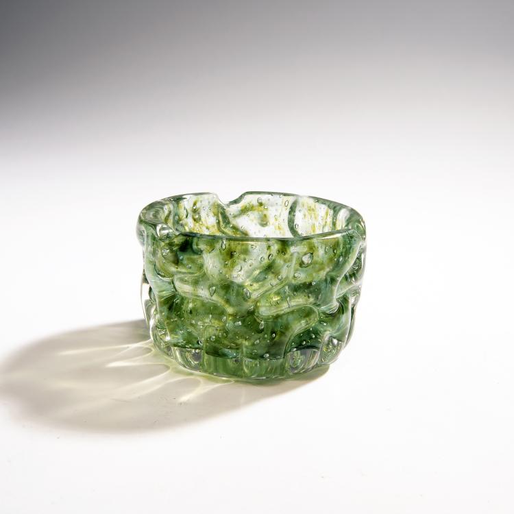 Hauptbild zu Objekt, Aschenbecher 'Spuma di mare', 1938-40, Ferro Toso Barovier, Murano, 146D 777