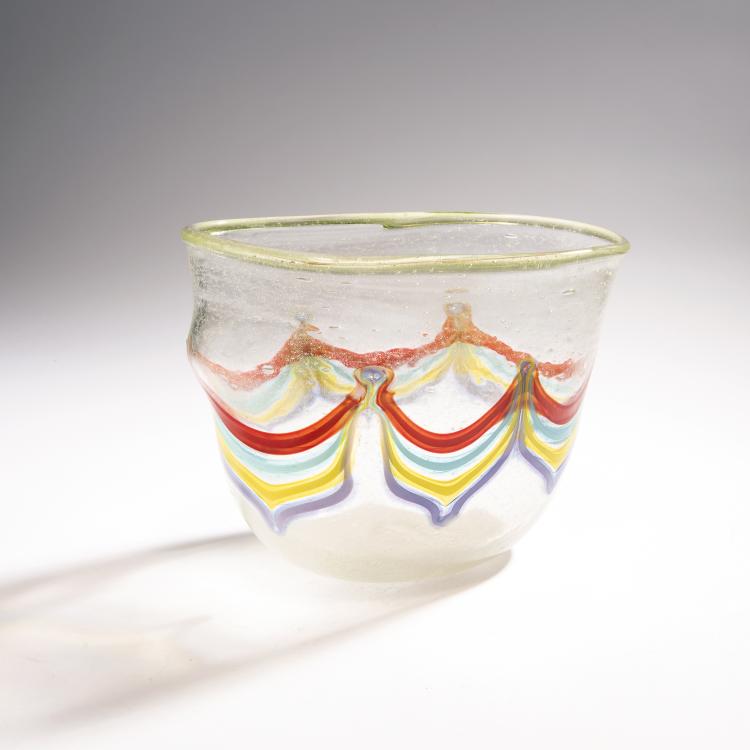 Hauptbild zu Objekt, 'Pavone' vase, 1957-60, A.Ve.M., Murano, 146D 851