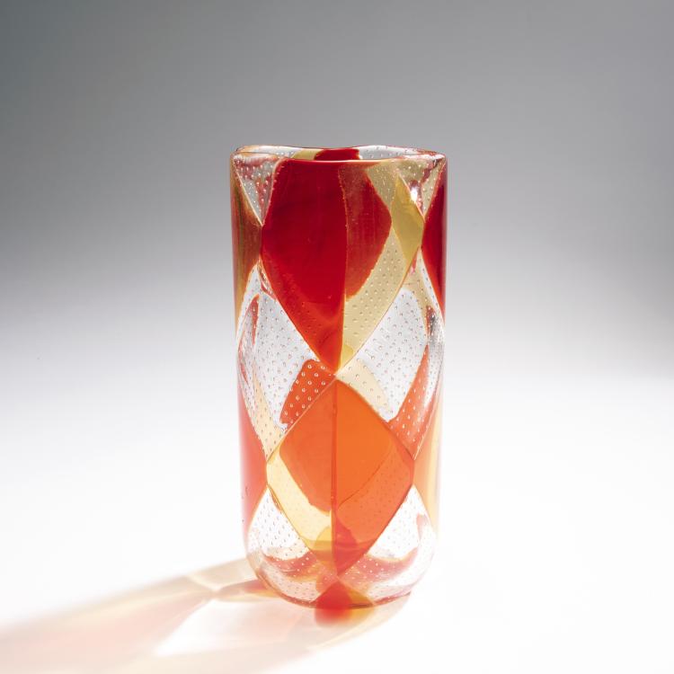 Hauptbild zu Objekt, 'Intarsio' vase, 1961-63, Barovier & Toso, Murano, 146D 796