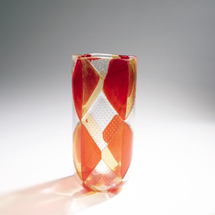 Bild 1 zu Objekt, 'Intarsio' vase, 1961-63, Barovier & Toso, Murano, 146D 796