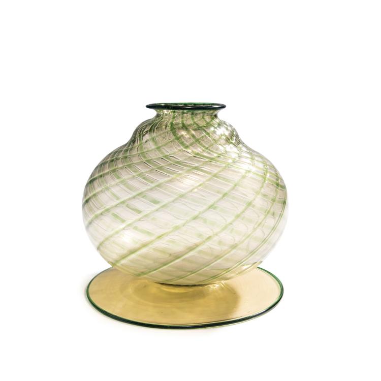Hauptbild zu Objekt, 'Filigrana' vase, c. 1927, Cappellin, M.V.M., Murano, 146D 700