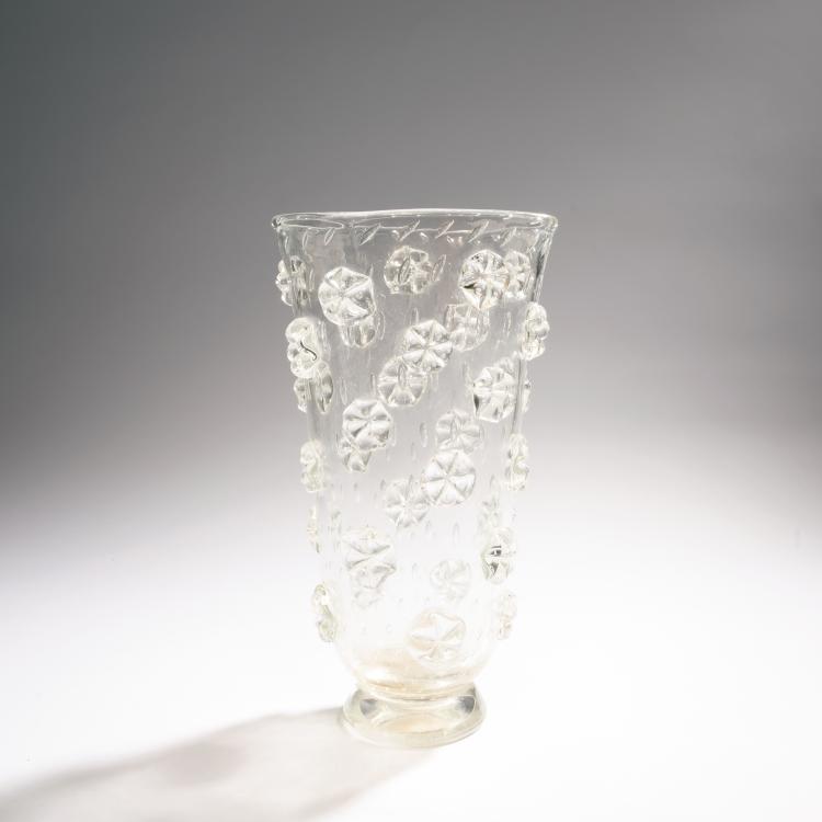 Hauptbild zu Objekt, Vase 'A stelle', 1942, Barovier & Toso, Murano, 146D 781