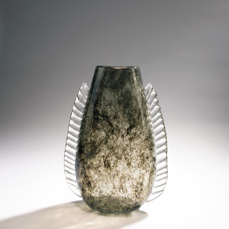 Hauptbild zu Objekt, Vase 'Crepuscolo', 1938, Ferro Toso Barovier, Murano oder Barovier & Toso, Murano, 146D 773