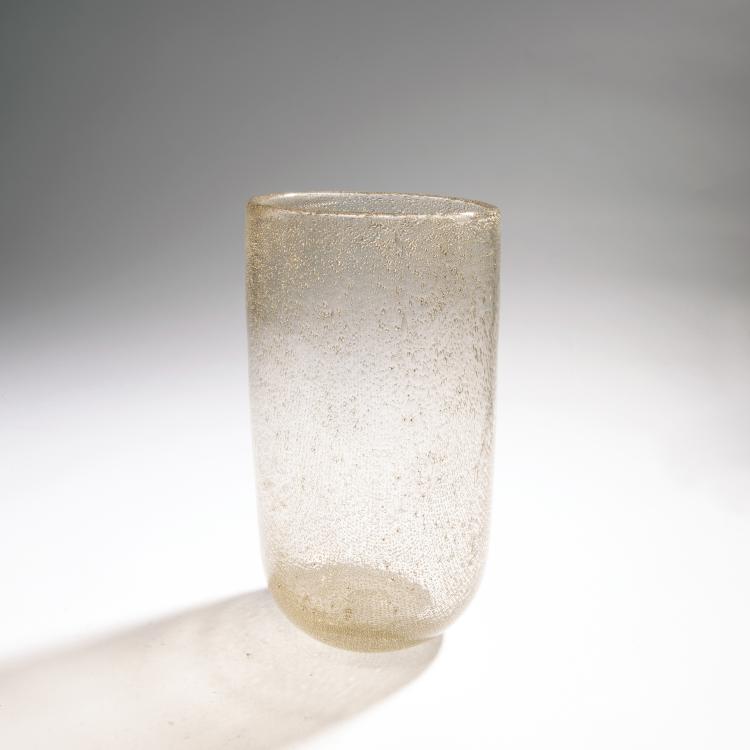 Bild 1 zu Objekt, 'A bollicine metalliche' vase, c. 1937, Seguso Vetri d'Arte, Murano, 146D 819