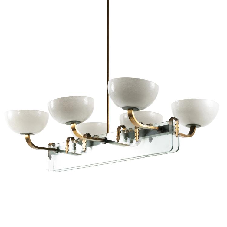 Hauptbild zu Objekt, Deckenleuchte, 1940er Jahre, Italien, 146B 151