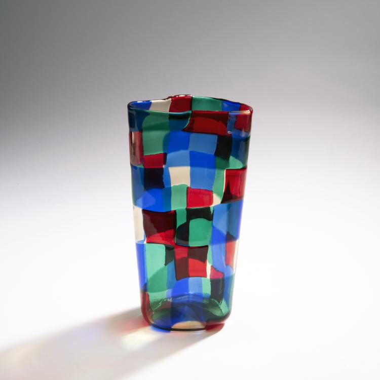 Bild 1 zu Objekt, 'Pezzato' vase, c. 1951, Venini & C., Murano, 146D 747