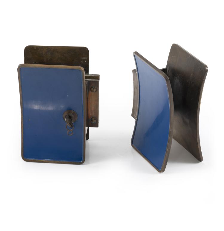 Hauptbild zu Objekt, Zwei T&uuml;rgriffe, um 1955, De Angeli, M., Italien, 146B 219