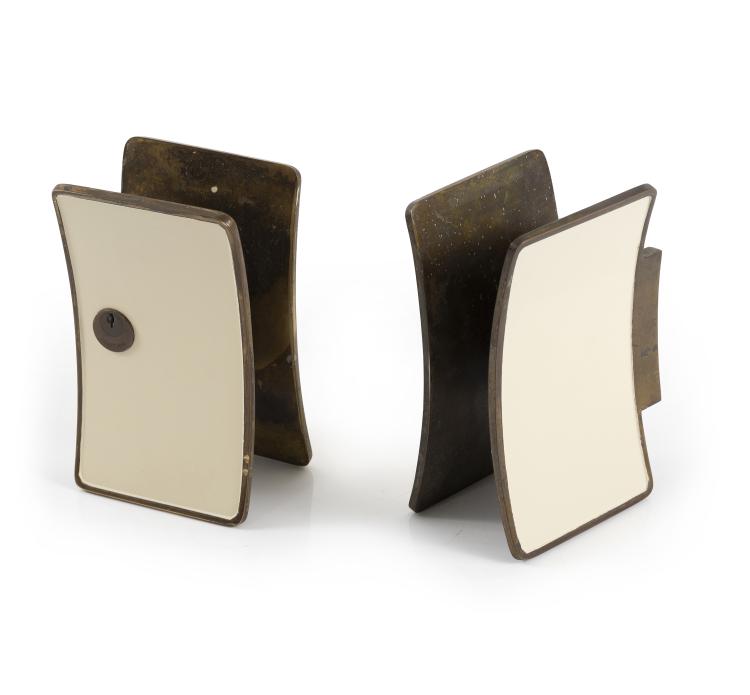 Hauptbild zu Objekt, Zwei T&uuml;rgriffe, um 1955, De Angeli, M., Italien, 146B 218