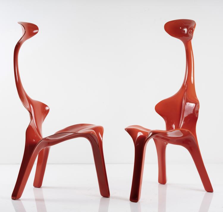 Bild 1 zu Objekt, Zwei St&uuml;hle 'Floris', 1967, BBD, Br&uuml;der Beltzig Design, Wuppertal, 148A 280