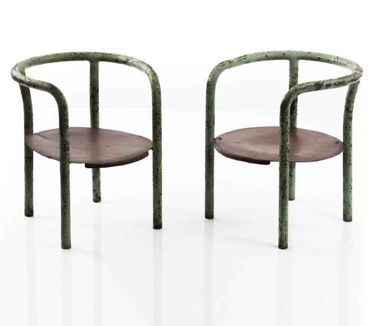 Hauptbild zu Objekt, Two child's chairs, 1930s, Italien, 146B 146