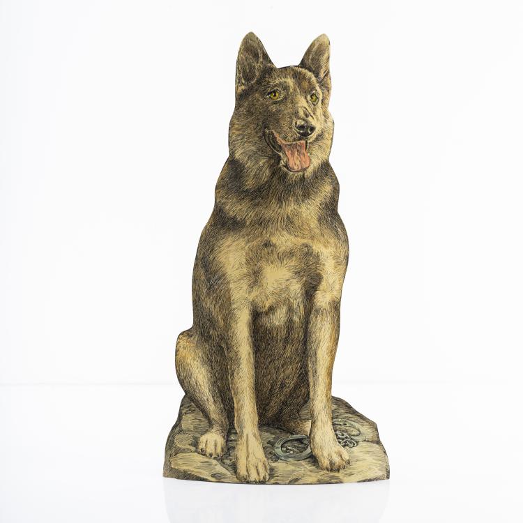 Hauptbild zu Objekt, Schirmst&auml;nder 'Pastore tedesco', 1950er Jahre, Fornasetti, Mailand, 146B 250