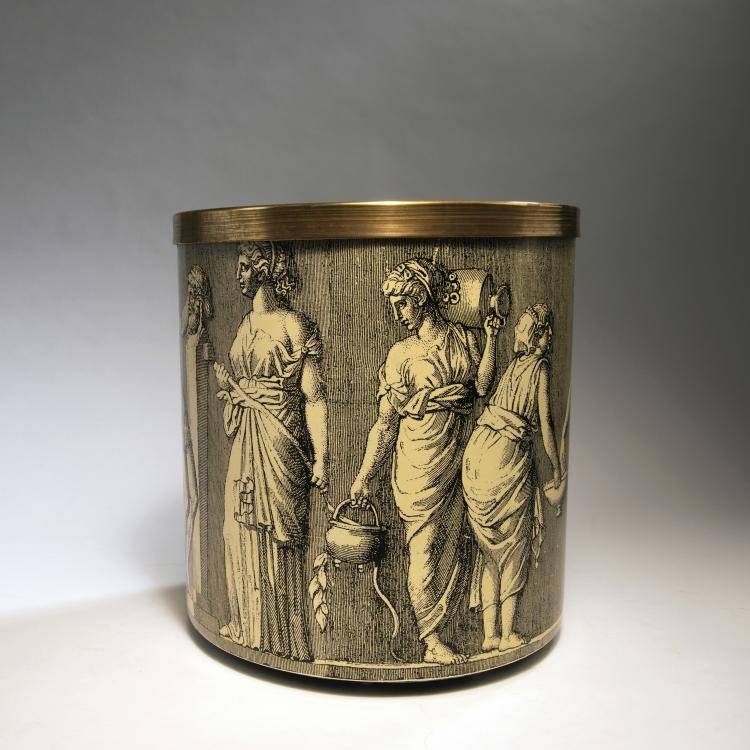 Hauptbild zu Objekt, Papierkorb 'Offerta', 1950er Jahre, Fornasetti, Mailand, 146B 255