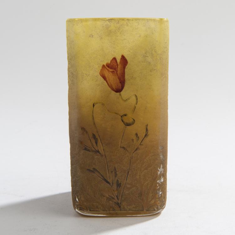 Bild 1 zu Objekt, Vase 'Coquelicots', um 1900, Daum Fr&egrave;res, Nancy, 147B 103