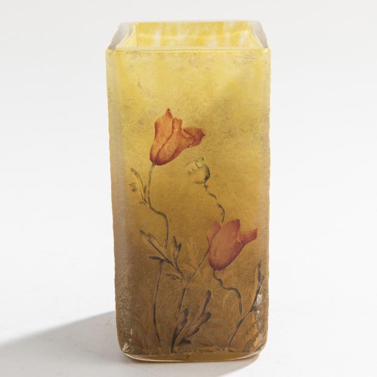 Bild 4 zu Objekt, Vase 'Coquelicots', um 1900, Daum Fr&egrave;res, Nancy, 147B 103