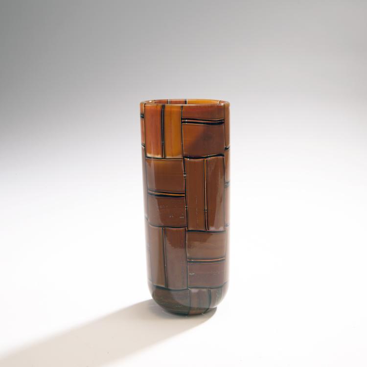 Hauptbild zu Objekt, 'Tessere ambra' vase, c. 1957, Barovier & Toso, Murano, 146D 787