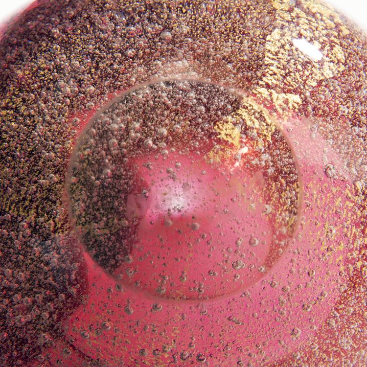 Bild 2 zu Objekt, 'Sommerso a bollicine' bowl, c. 1935, Venini & C., Murano, 146D 716