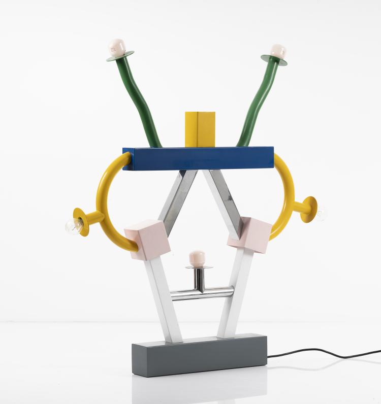 Hauptbild zu Objekt, Tischleuchte 'Ashoka', 1981, Memphis, Mailand, 146B 383