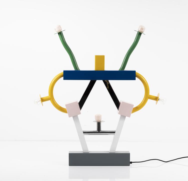 Bild 1 zu Objekt, Tischleuchte 'Ashoka', 1981, Memphis, Mailand, 146B 383