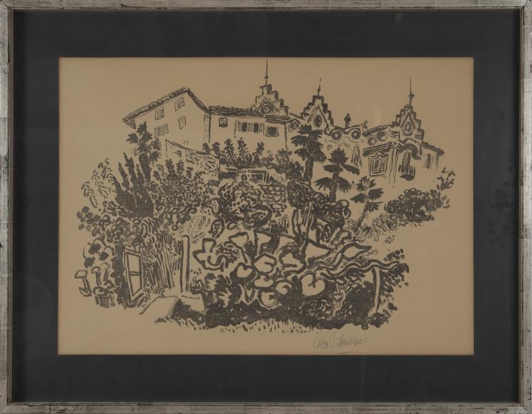 Hauptbild zu Objekt, Untitled (Vedute with Garden), 1930s, 148C 506