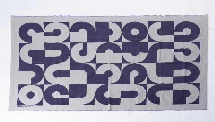 Hauptbild zu Objekt, 'Circle Sections B' fabric, 1972 , Alexander Girard, Miller, Herman, Zeeland, Mich., 149B 442