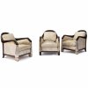 Three armchairs 'Normandie', c. 1935