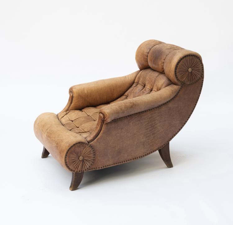 Hauptbild zu Objekt, 'Knieschwimmer' armchair, 1901, Schmidt, Friedrich Otto, Hampton & Sons, London (wohl), 148A 61