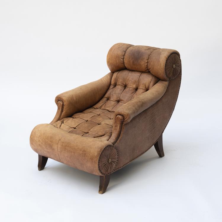 Bild 3 zu Objekt, 'Knieschwimmer' armchair, 1901, Schmidt, Friedrich Otto, Hampton & Sons, London (wohl), 148A 61