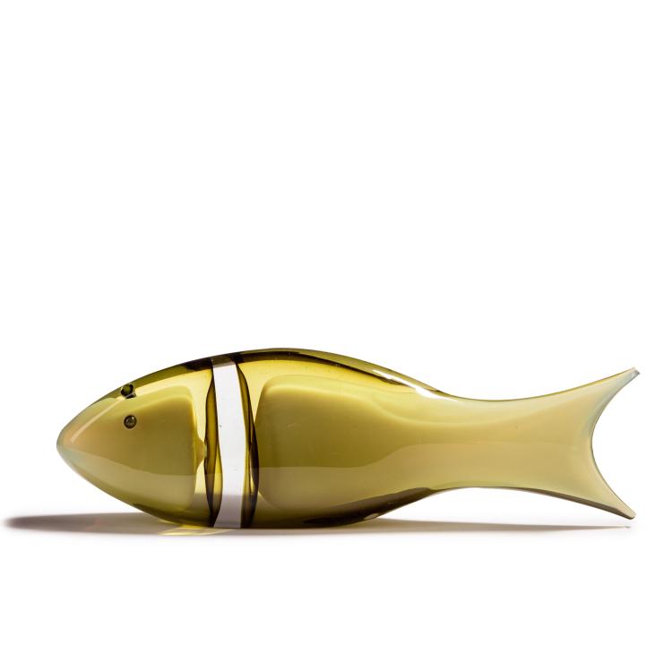 Hauptbild zu Objekt, Fish, c. 1965, Antonio Da Ros, Cenedese, Gino, Murano, 152C 823