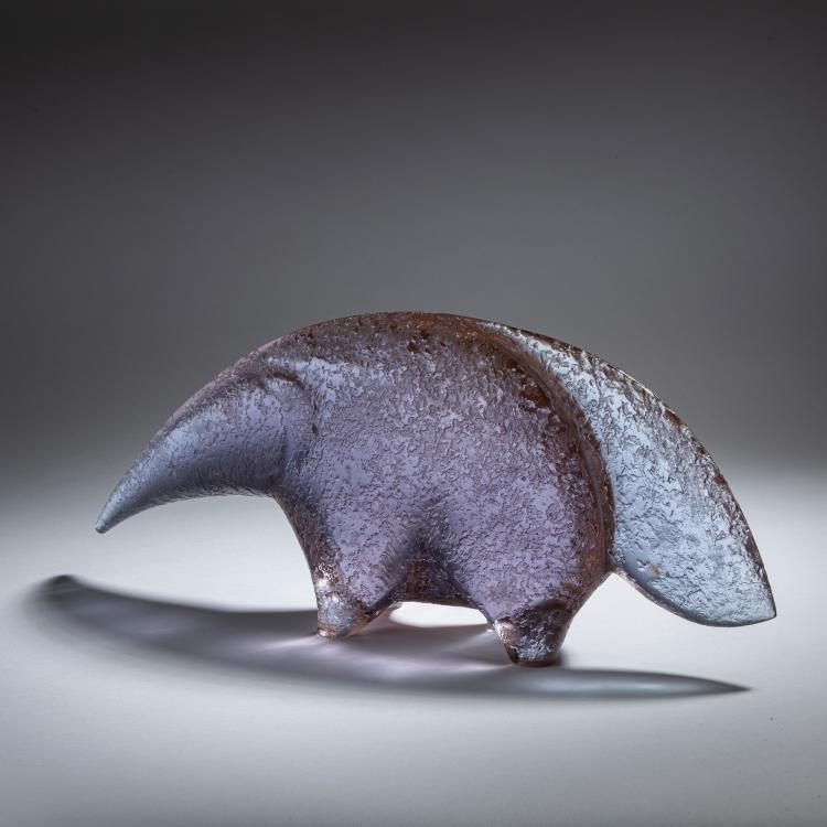 Bild 1 zu Objekt, 'Corroso' ant eater, c. 1965, Mario Pinzoni, Seguso Vetri d'Arte, Murano, 152C 786