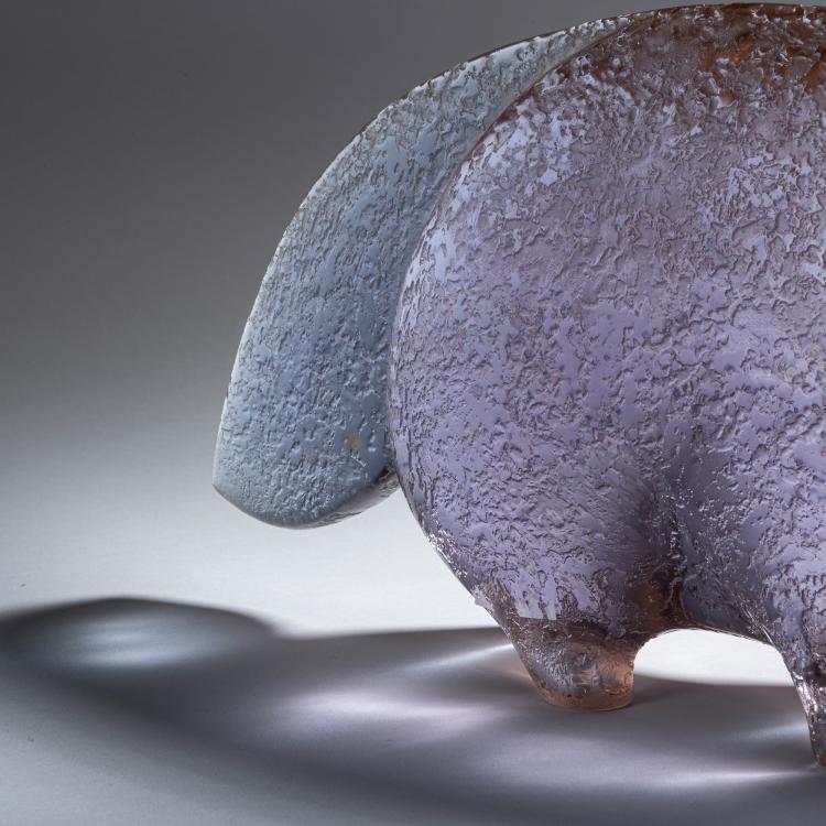 Bild 3 zu Objekt, 'Corroso' ant eater, c. 1965, Mario Pinzoni, Seguso Vetri d'Arte, Murano, 152C 786
