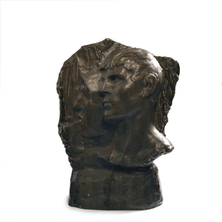 Hauptbild zu Objekt, Puddler im Profil, um 1900 , Dalpayrat, Pierre-Adrien, Bourg-la-Reine, 147B 526