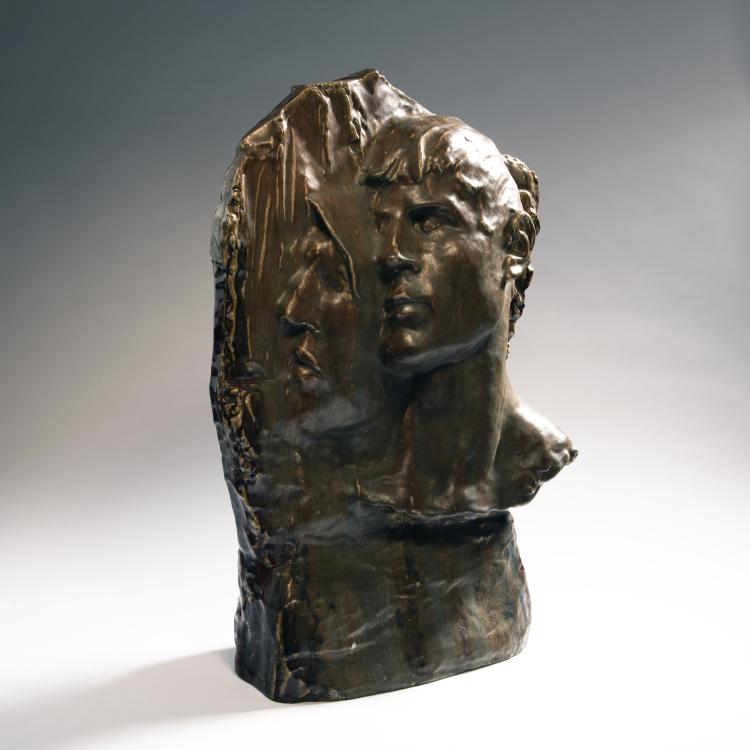 Bild 1 zu Objekt, Puddler im Profil, um 1900 , Dalpayrat, Pierre-Adrien, Bourg-la-Reine, 147B 526