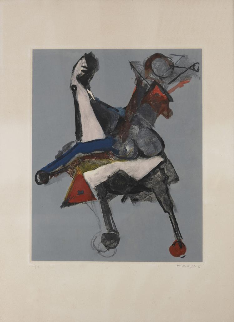 Bild 3 zu Objekt, 'From Shakespeare I' (portfolio), 1978, Marino Marini, Ed. ZWR London, Druck Labyrinth, Florenz., 148C 563