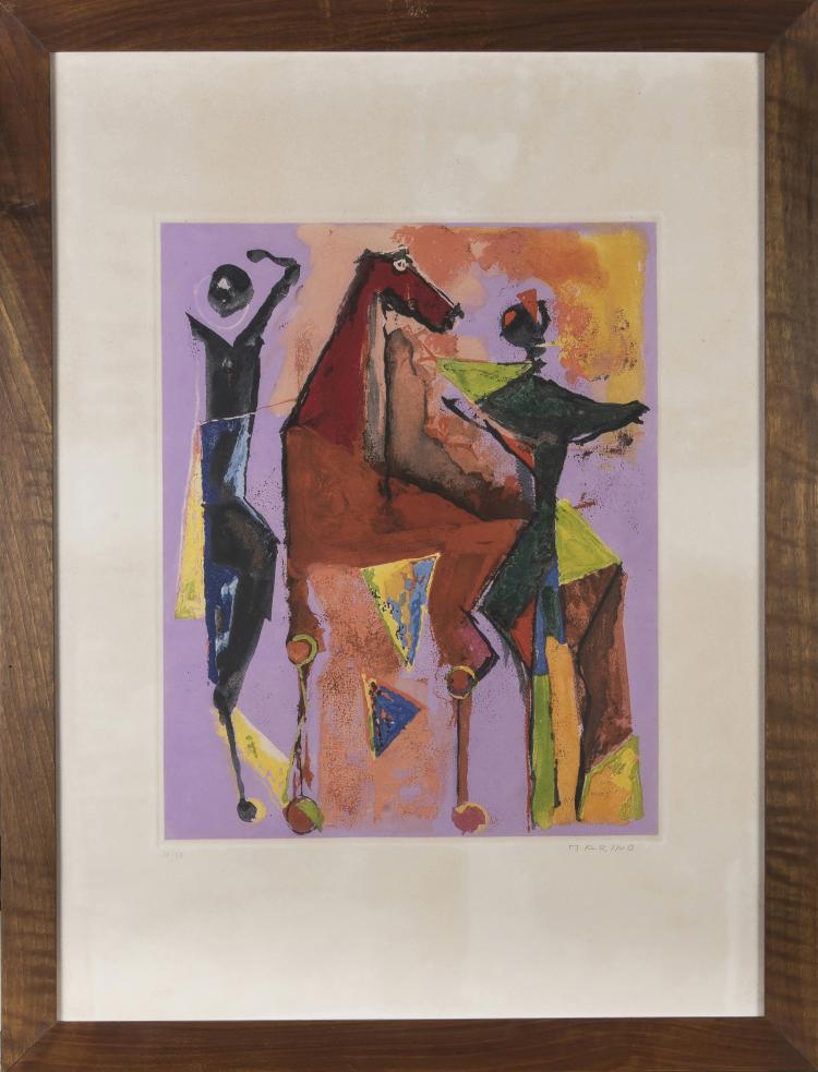 Bild 5 zu Objekt, 'From Shakespeare I' (portfolio), 1978, Marino Marini, Ed. ZWR London, Druck Labyrinth, Florenz., 148C 563