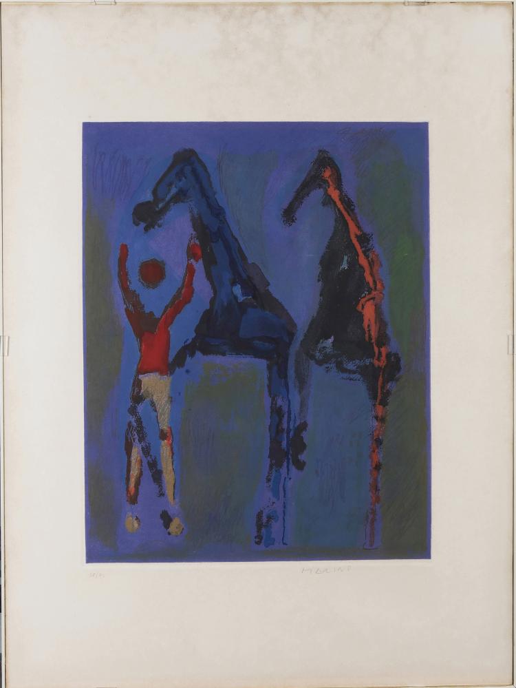 Bild 3 zu Objekt, 'From Shakespeare II' (Mappenwerk), 1977 , Marino Marini, Ed. ZWR London, Druck Labyrinth Florenz., 148C 564