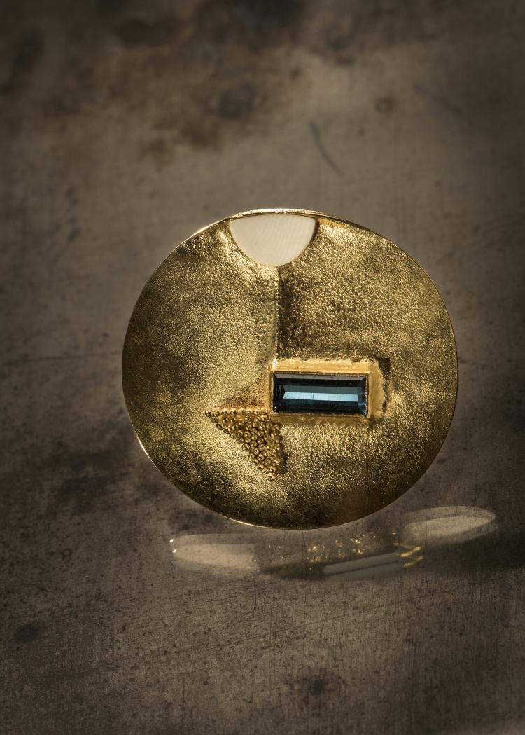 Bild 4 zu Objekt, Runde Brosche, 1969, 148B 392