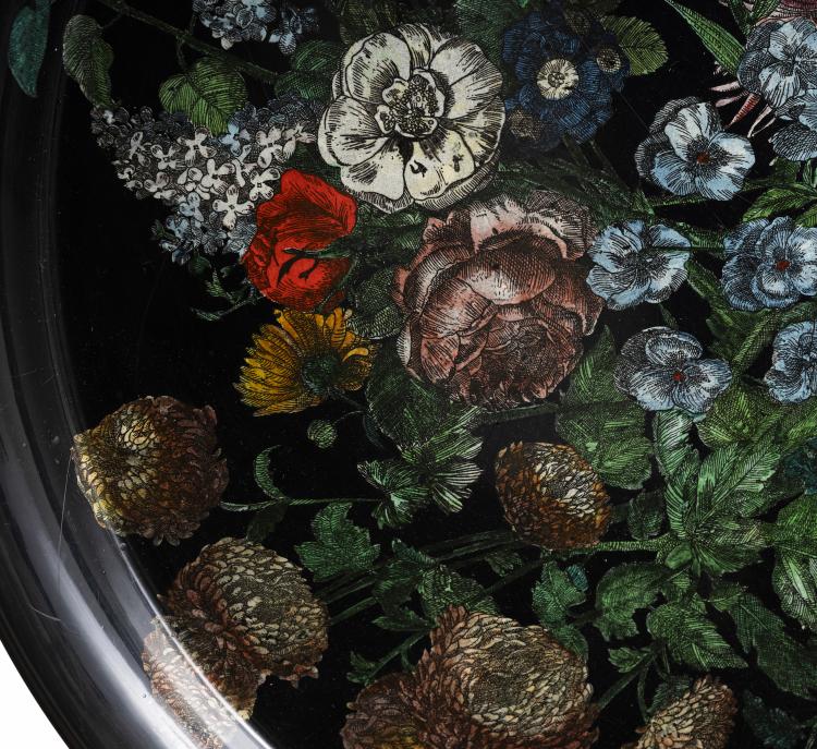 Bild 2 zu Objekt, Tablett 'Fiori' auf Untergestell, 1950er Jahre, Fornasetti, Mailand, 148A 287