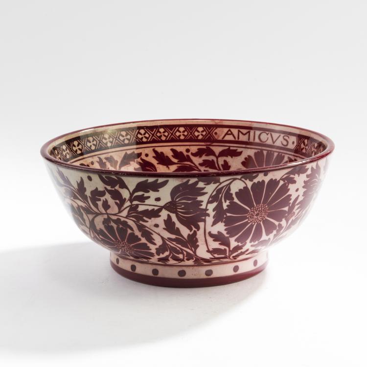 Hauptbild zu Objekt, Schale, 1905-15, Moore, Bernard, Stoke-on-Trent, 147B 587