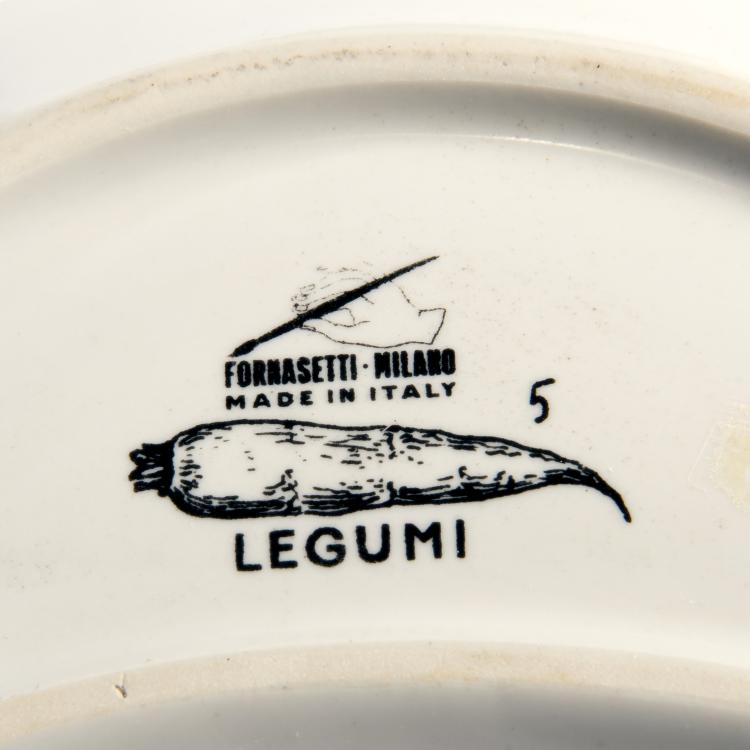 Bild 1 zu Objekt, 4 bowls 'Mezzi soli'/'Legumi', 1950s, Piero Fornasetti, Fornasetti, Piero, 149A 186