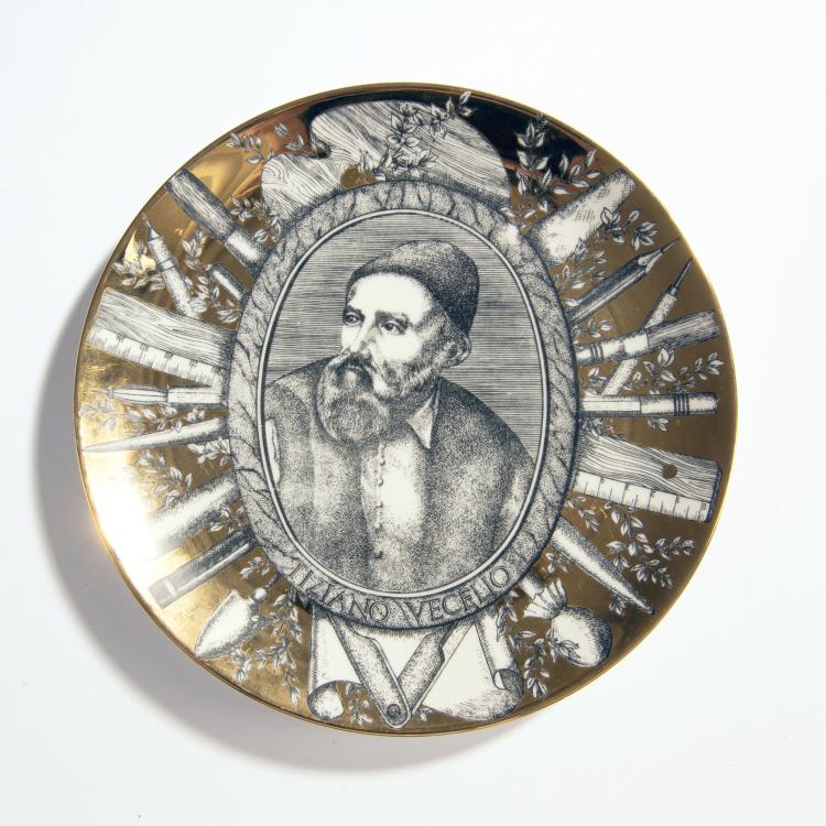 Bild 3 zu Objekt, 4 'Pittori italiani' plates, 1950s, Piero Fornasetti, Fornasetti, Mailand, 149A 183