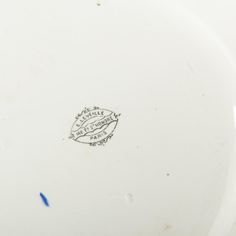 Bild 1 zu Objekt, Drei Zierteller 'Rousseau', 1867, Leveill&eacute;, Ernest-Baptiste, Paris, 147B 533