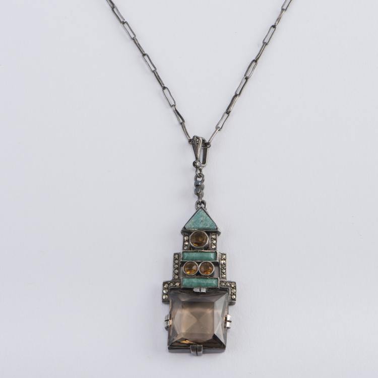 Bild 1 zu Objekt, Anh&auml;nger, um 1930, Fahrner, Theodor, Pforzheim, 147B 493