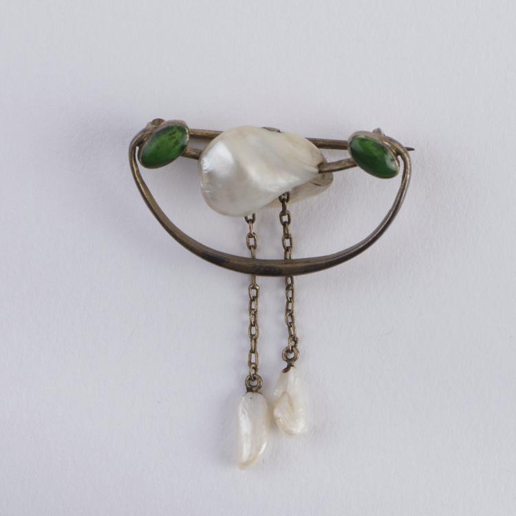 Hauptbild zu Objekt, Brosche, um 1905, Fahrner, Theodor, Pforzheim, 147B 490