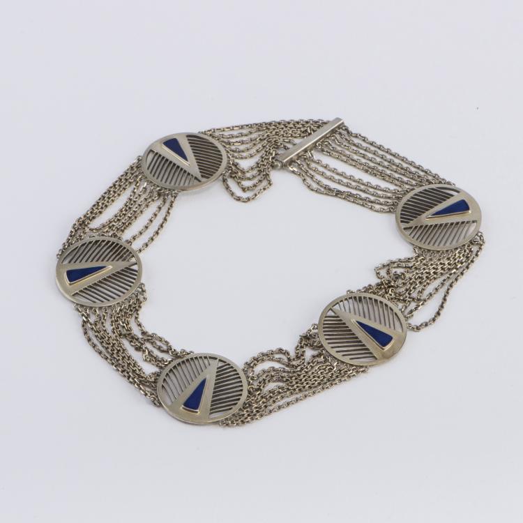 Hauptbild zu Objekt, Collier de Chien, 1905 , Fahrner, Theodor, Pforzheim, 147B 496