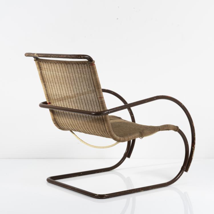 Bild 3 zu Objekt, Armlehnsessel 'MR 40', 1927, Thonet, Frankenberg, 148A 157