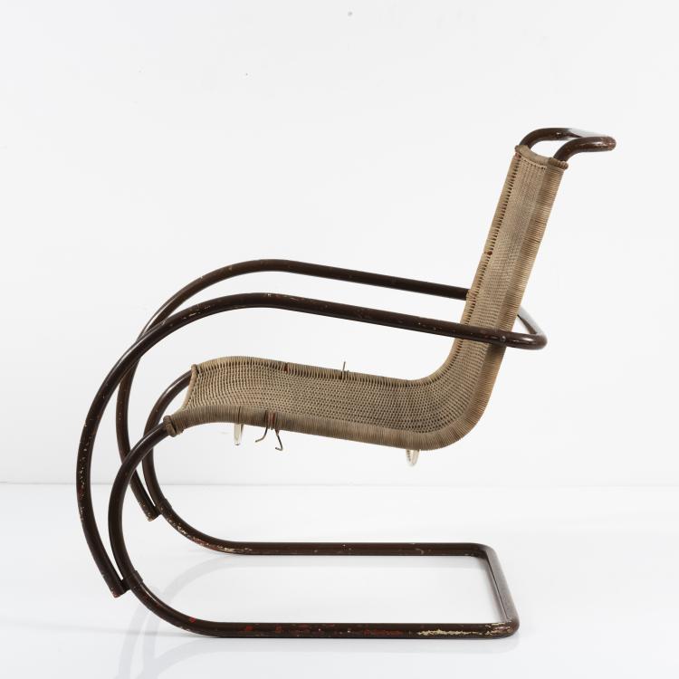 Bild 8 zu Objekt, Armlehnsessel 'MR 40', 1927, Thonet, Frankenberg, 148A 157