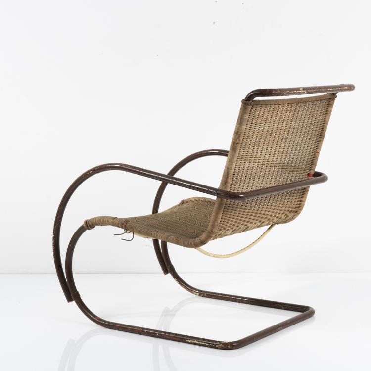 Bild 9 zu Objekt, Armlehnsessel 'MR 40', 1927, Thonet, Frankenberg, 148A 157